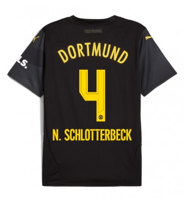 Borussia Dortmund Nico Schlotterbeck #4 Udebanetrøje 2024-25 Kort ærmer